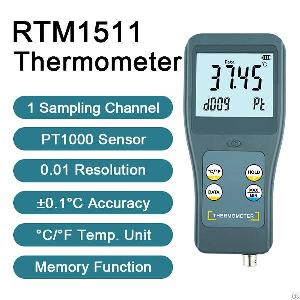 rtm1511 precision pt1000 resistance thermometer 0 1c accuracy