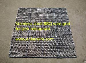 Stainless Steel Bbq Wire Grid For Jerk Restaurant