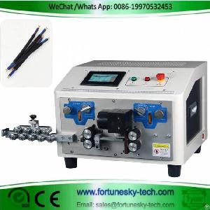 Automatic Flat Sheathed Cable Cutting Stripping Machine