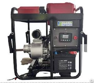 4 portable air cooled gasoline powered water pump