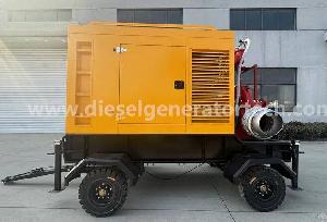 Mobile Trailer-mounted Emergency Rescue Double Suction Split Case Diesel Water Pumps