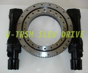 17inch Worm Gear Slewing Drive Double Worm Shaft Drive Without Housing S17-2