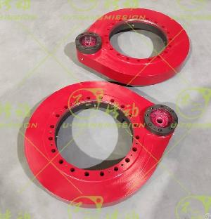 customized integral phosphating temperature resistant precision slewing drive