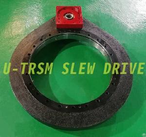 Customized Diameter 800 High Speed And Large Load Spur Gear Slewing Drive Slew Drive S-iii-o-0800