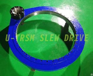 External Gear Reverse Flange Precision Spur Gear Slewing Drive Slew Drive S-ii-0841-mc