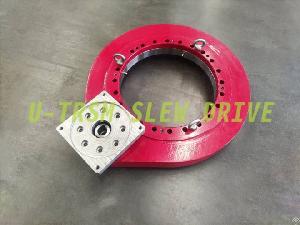 spur gear slewing drive 10411 flange