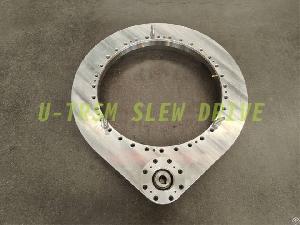 Our Precision Light-duty Ultra-thin Aluminum Material Spur Gear Slewing Drive 10741