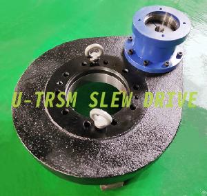 Precision External Gear Spur Gear Slewing Drive Slew Drive With Coupling Sp-i-0229-mc