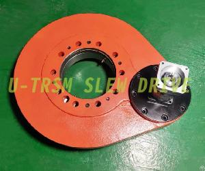 Slewing Drive Slew Drive S-i-o-0229 With Adapter Flange Match With Servo Motor For High Output Speed