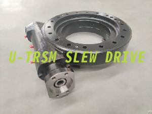 slewing drives changing directions hydraulic motor adapter flanges