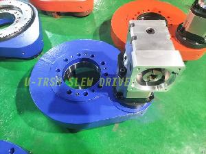 Sp-i-0280 External Gear Slewing Drive Slew Drive With Gearbox Used In Industrial Automation