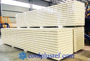 Pir Pu Foamed Polyurethane Insulated Cold Storage Board For Walk In Cooler And Freezer Cold Rooms