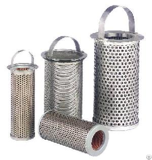 Industrial Stainless Steel Cartridge Strainer Basket Type Filter