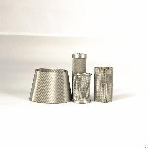 perforated metal wire mesh filter tubes