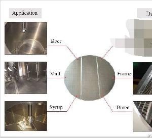 wedge wire false bottom screens brewing