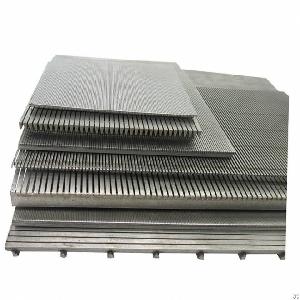 wedge wire screen panel industrial filtration