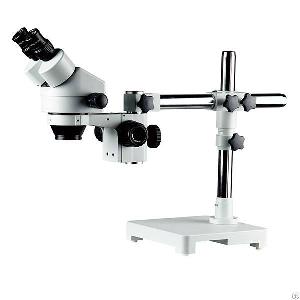 Stereo Microscope Zoom Magnification Boom Stand Single Arm For Precision Observing