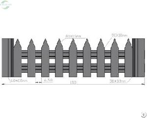 Eh Decking Composite Wood Picket Fence Ehpf80