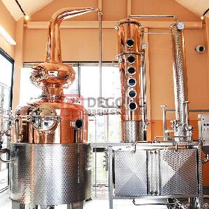 1500l Copper Distiller Vodka Whisky Rum Gin Distillation Equipment Copper Distillation