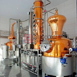 400l Gin Alcohol Distillation Equipment Copper Distillery Distillation Machine