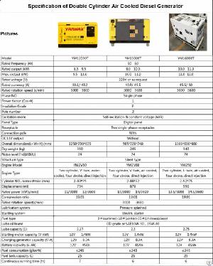 cylinder air cooled diesel generator