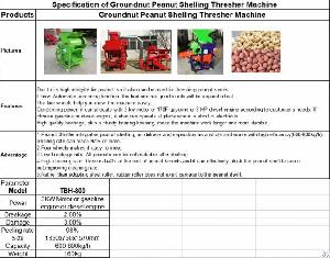 groundnut peanut shelling thresher machine