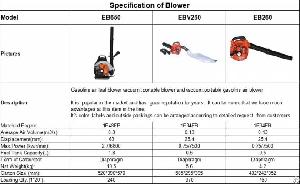 portable gasoline air blower