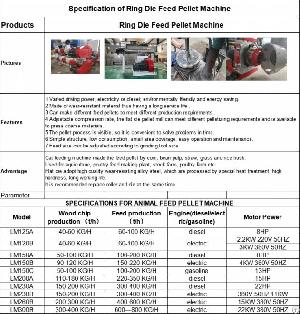 Ring Die Feed Pellet Machine