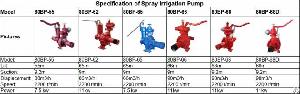 spray irrigation pump