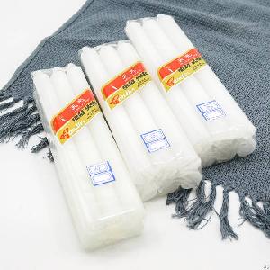 China Making Paraffin Wax White Candle For Household