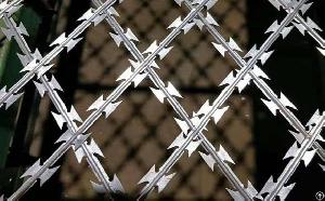 welded flat razor wire mesh security fencing windows doors