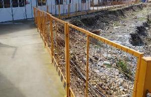 warning barrier fence