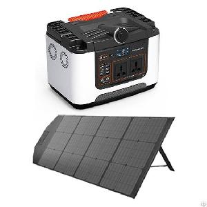 portable solar generator 700w panel 110v 220v