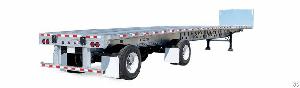 Flatbed Skeleton Dump Car Carrier Car Trailer