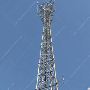 China 3 Legged Tubular Lattice Steel Telecommunication Tower