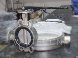 stainless steel ansi 150 lb wafer butterfly valve supplier