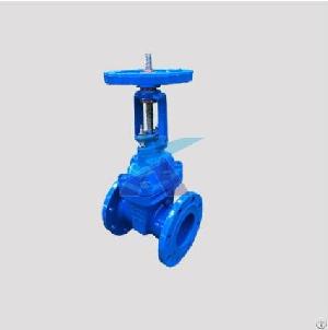 Ductile Iron Flanged Flexible Seat Rising-stem Gate Valve, Pn16 / Pn10