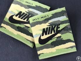 camo woven label