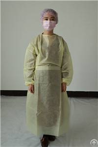 nonwoven isolation gown