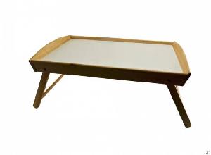 Wooden Folding Bed Table Tray 18f293