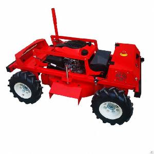 4wd Gasoline Remote Control Lawn Mower And Robotic Lawn Mower For Agriculture Kosacka Na Travu