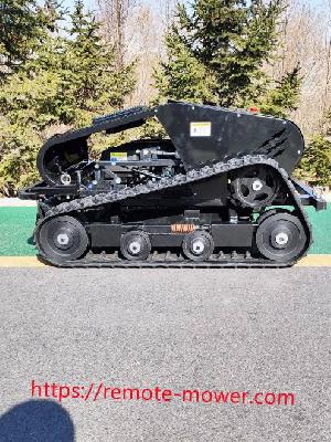 Black Shark Weed Mower Rubber Track All Terrain Slope Mowers Raptor 800