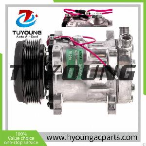 Factory Outlet Sd7h15 Auto Ac Compressors For New Holland Tractor 5640 / 6640 / Ts100 / Ts130 820161