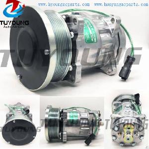 Tuyoung 218-0324 Auto Ac Compressor Caterpillar Sd7h15 4487 Sd7h15 4737 4726 1419676 1515270 1769676