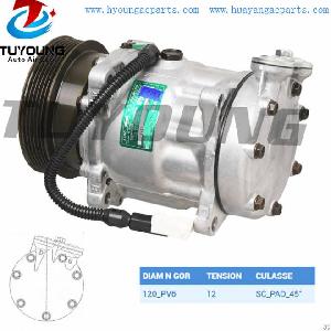 tuyoung sd7v16 auto ac compressor peugeot 406 607 807 citroen c5 c8 xantia lancia 6453ax 6453z4