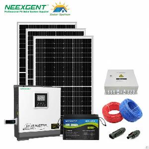 Neexgent High Quality Multi Function Output Off Grid Solar Panel Home Energy Saving Solar Energy Sys