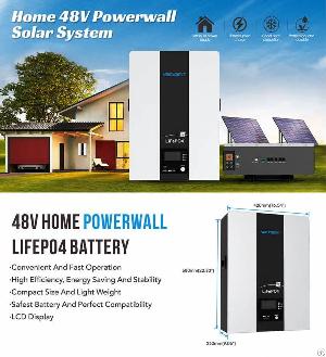 Neexgent Home Use Rack Power Wall 48v 200ah For 10kw Solar System Energy Storage Lifepo4 Ba