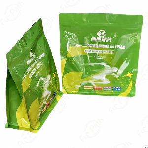 Healthy Food Flat Bottom Plastic Packaging Bags