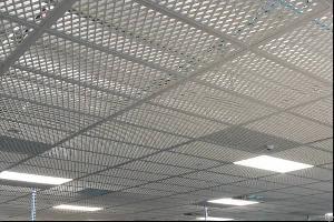 expanded metal ceiling