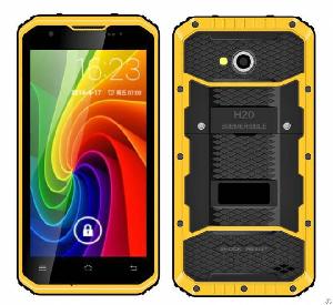 Hidon Factory Price 5 Inch Ip68 Quad-core Android5.1 Ips Hd Built-in Gps Rugged Phones